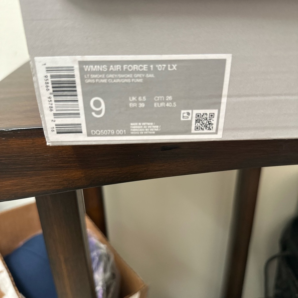 Nike Air Force 1 '07 Lx 'Athletic Club Light Smoke Grey' Women's - Picture 10 of 10